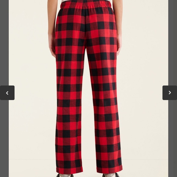 Roots Buffalo Plaid pajama pants with pockets - Picture 2 of 4